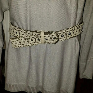 Lace belt with‎ brown backing size 3-5